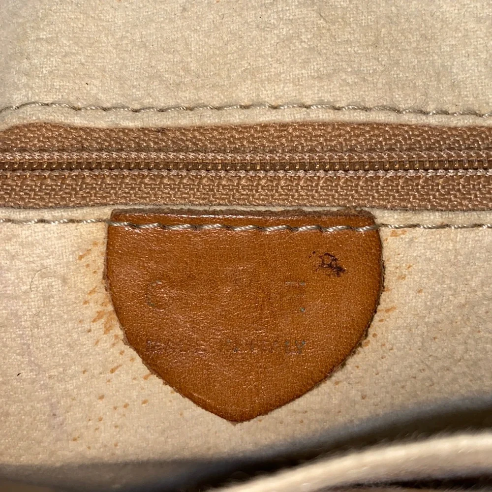 Celine Tan and Brown Chain Shoulder Bag - Picture 5 of 10